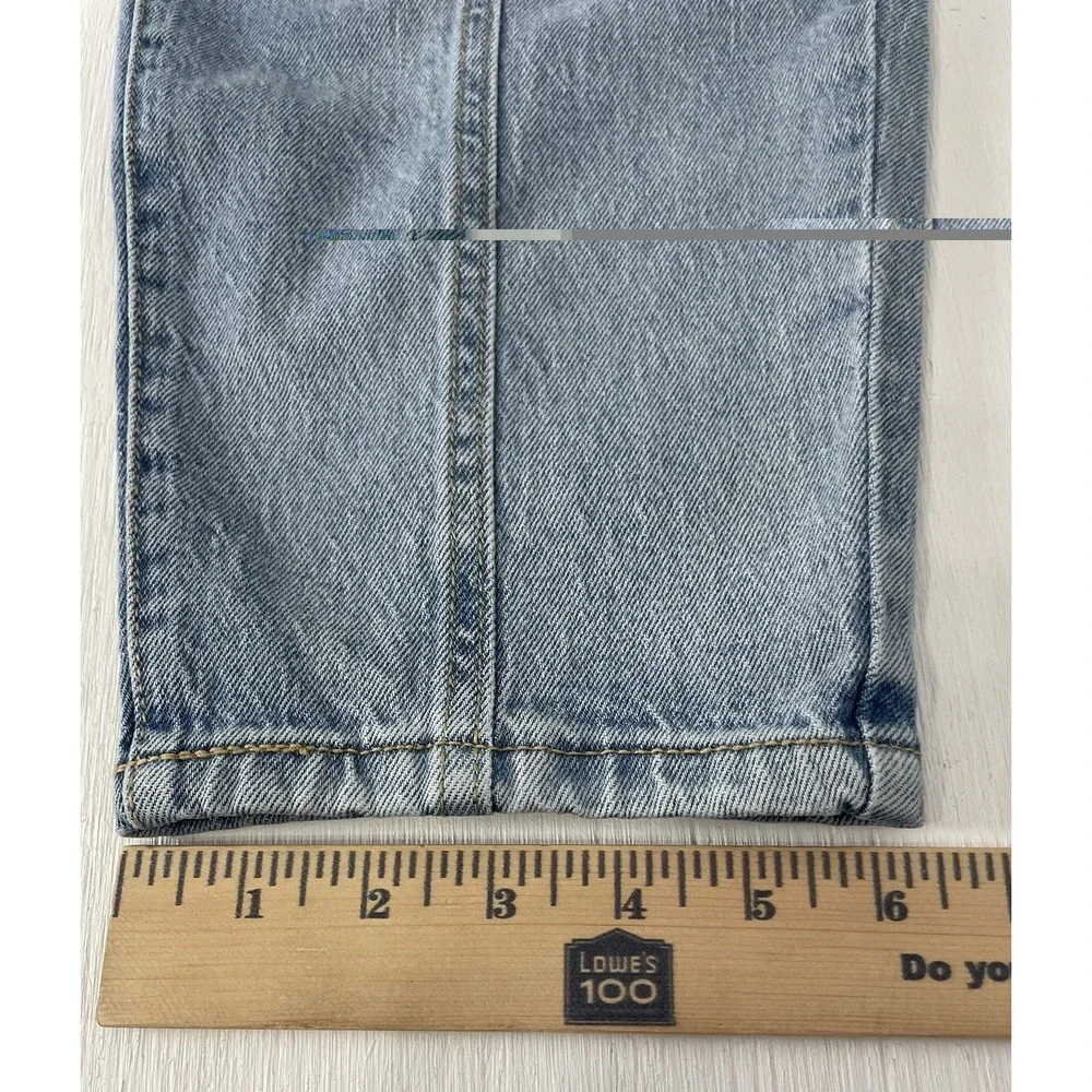 a new day barrel jeans blue denim cropped Women's Size 6 28R Soft Stretch FP - Picture 9 of 16